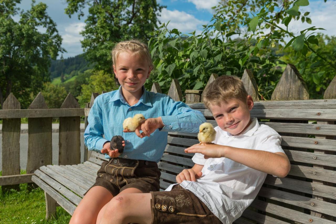 Hartlhof Urlaub Am Baby- Und Kinderbauernhof Niederau Extérieur photo